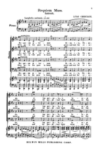 Requiem Mass in C Minor 4-Part scores gallery preview page 4