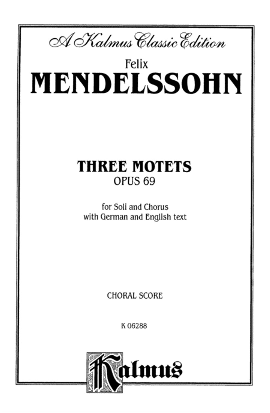 Three Motets Choir scores gallery preview page 2