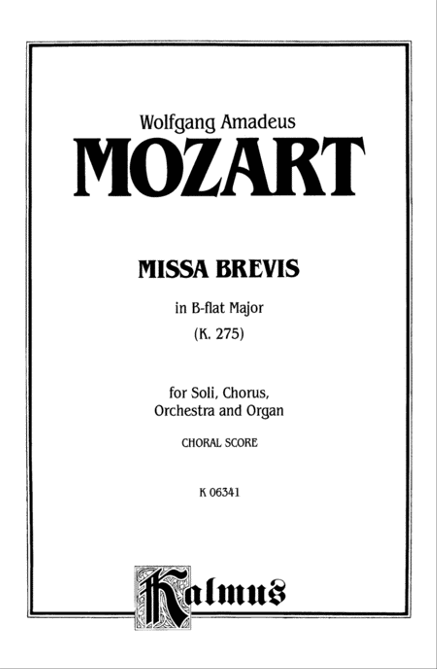 Missa Brevis, K. 275 Choir scores gallery preview page 2