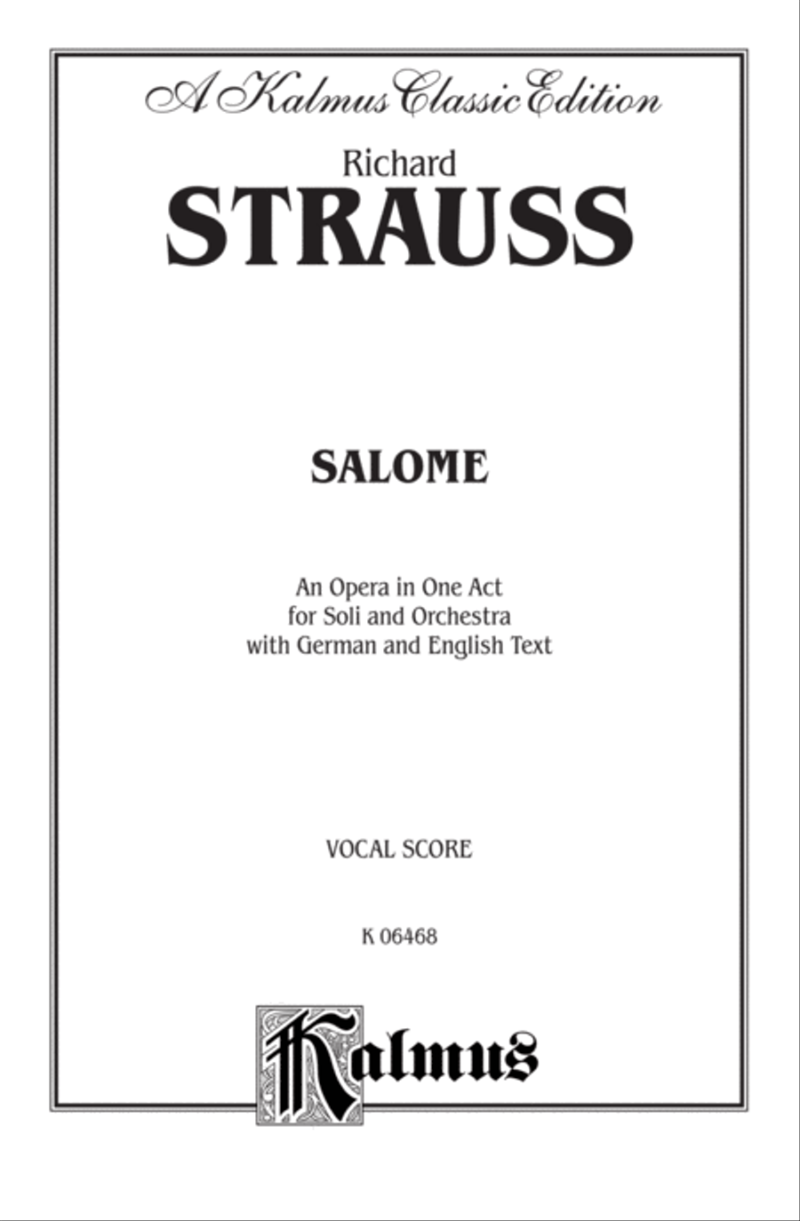Salome Salome Voice scores gallery preview page 2