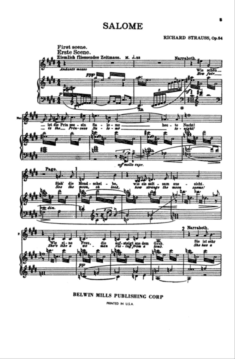 Salome Salome Voice scores gallery preview page 6