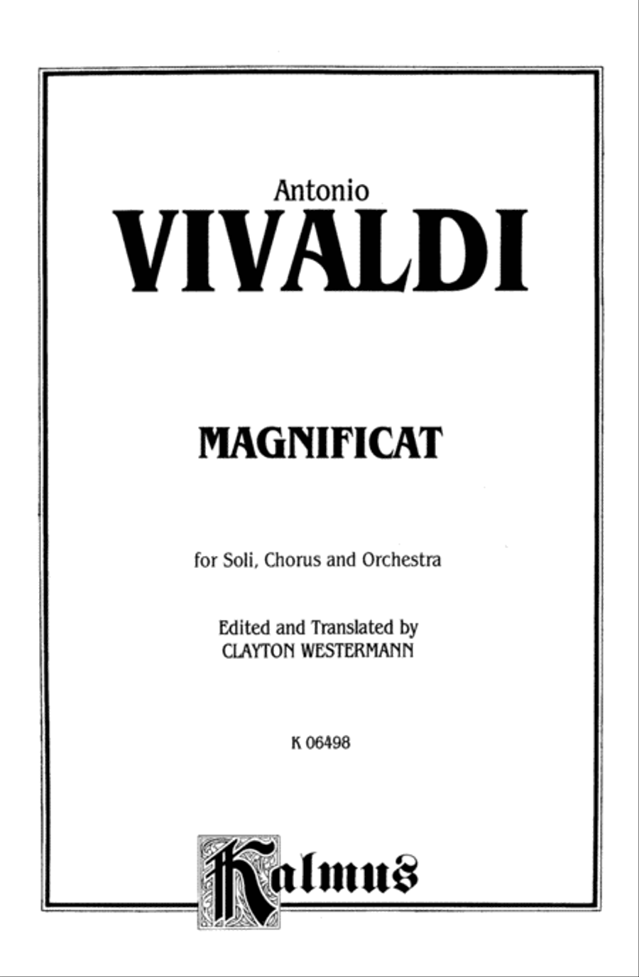 Magnificat Magnificat 4-Part scores gallery preview page 2