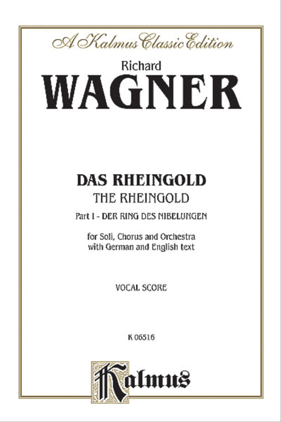 Das Rheingold (The Rhinegold) Voice scores gallery preview page 1