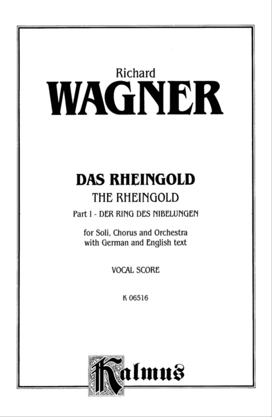 Das Rheingold (The Rhinegold) Voice scores gallery preview page 2