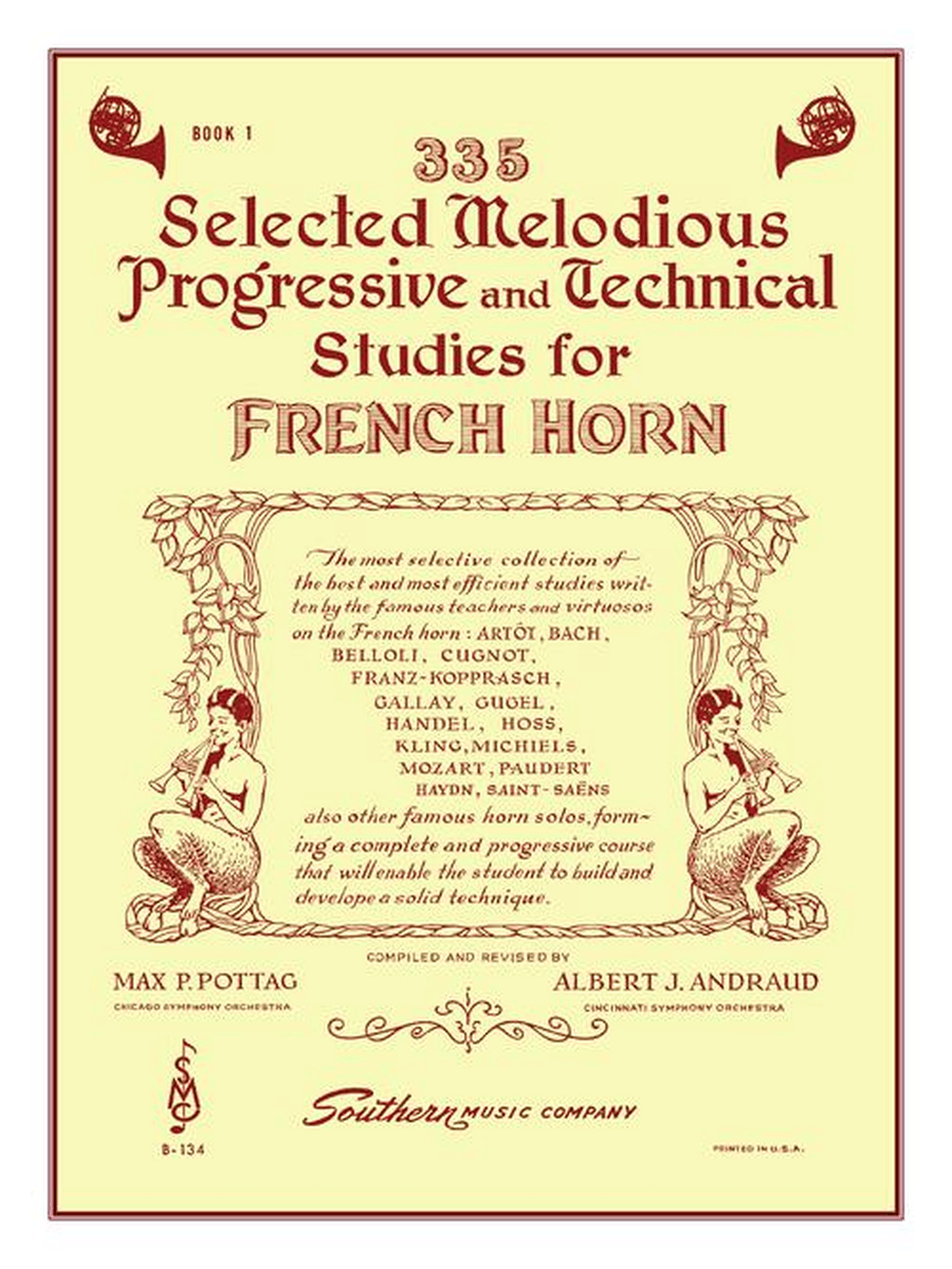 335 Selected Melodious Progressive & Technical Studies Horn scores gallery preview page 2