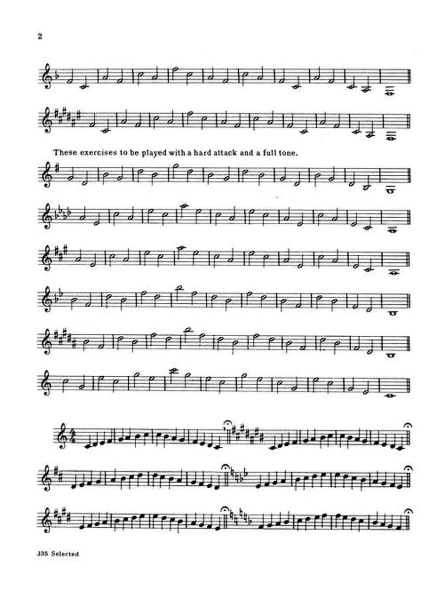 335 Selected Melodious Progressive & Technical Studies Horn scores gallery preview page 4