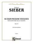 36 Eight-Measure Vocalises for Elementary Teaching