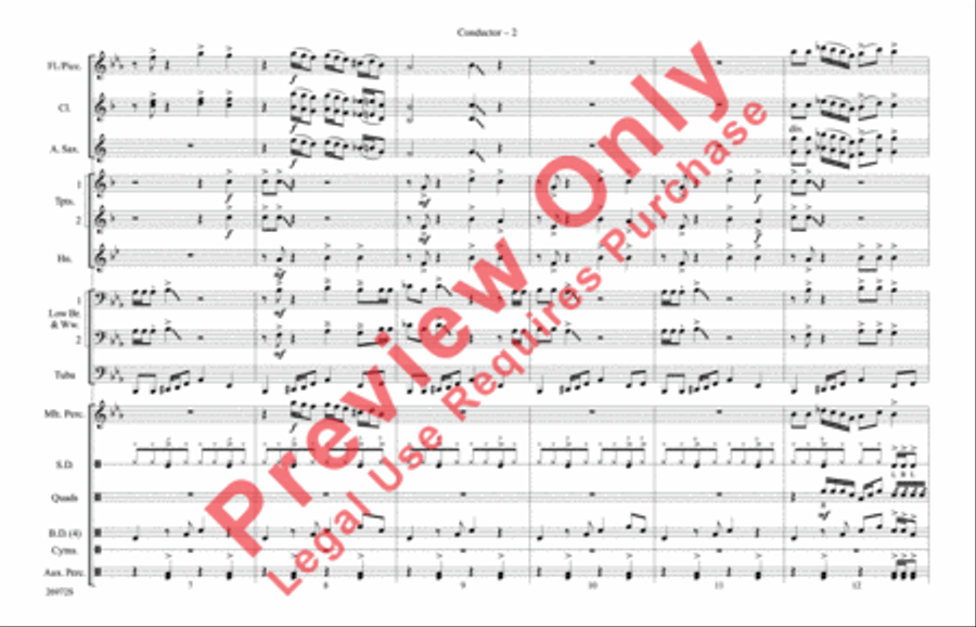 Ghostbusters Ghostbusters Marching Band scores gallery preview page 3