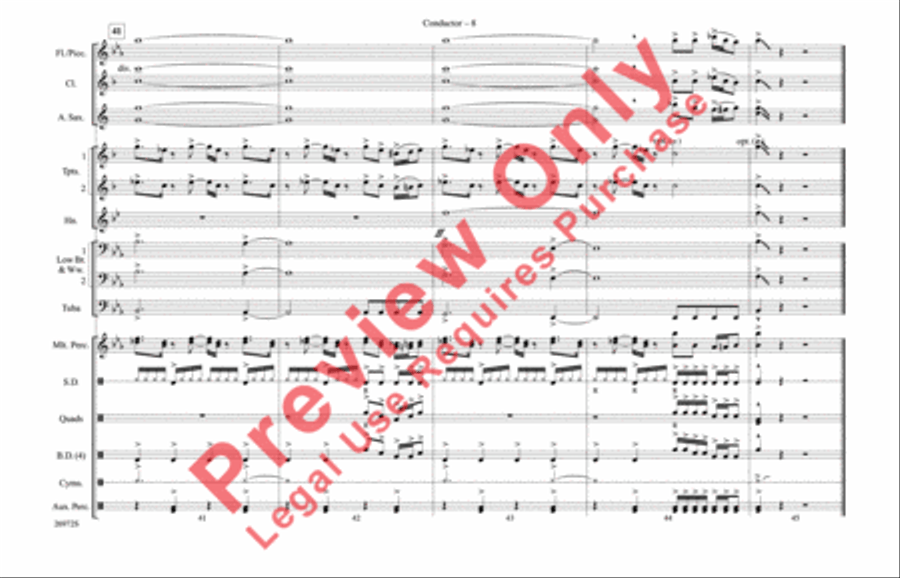 Ghostbusters Ghostbusters Marching Band scores gallery preview page 9