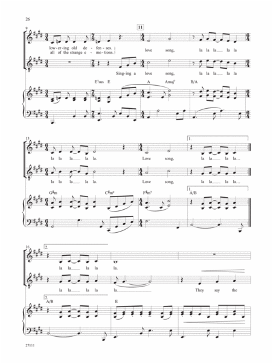 Broadway for Two Small Ensemble scores gallery preview page 4
