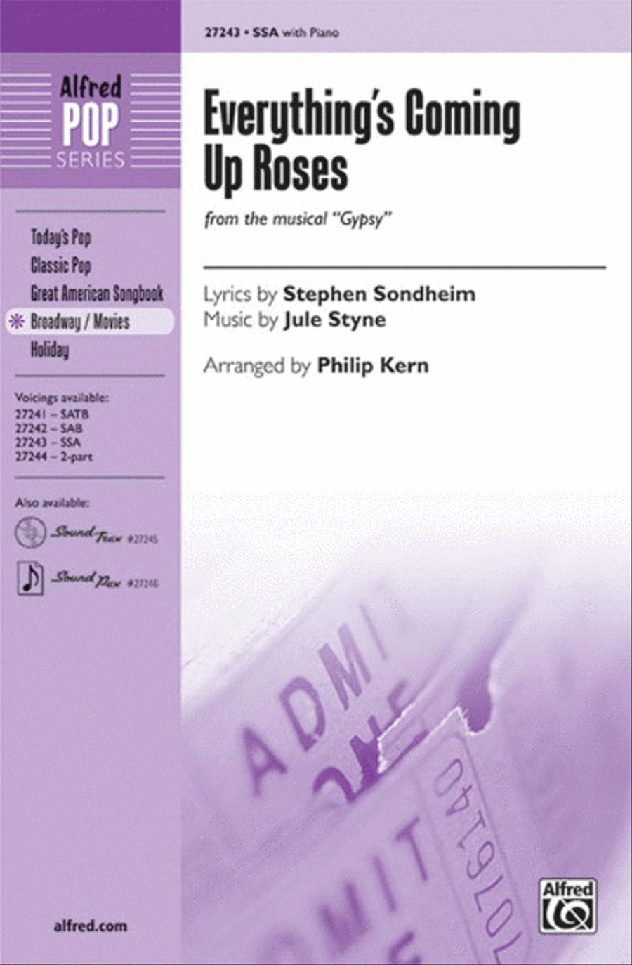 Everything's Coming Up Roses Women's Choir scores gallery preview page 1