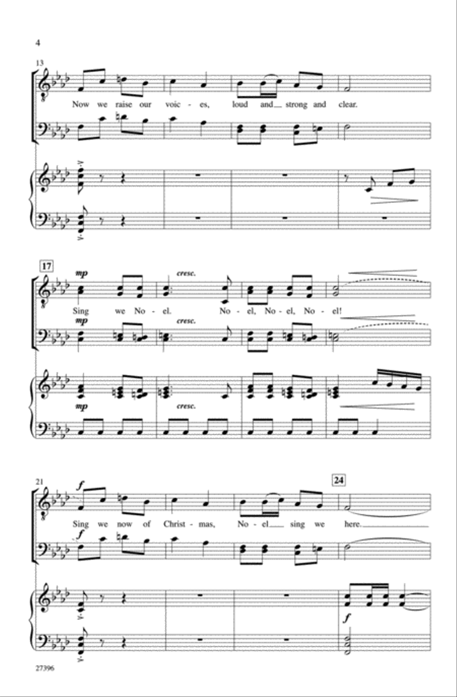 Sing We Now of Christmas Sing We Now of Christmas Men's Choir scores gallery preview page 3