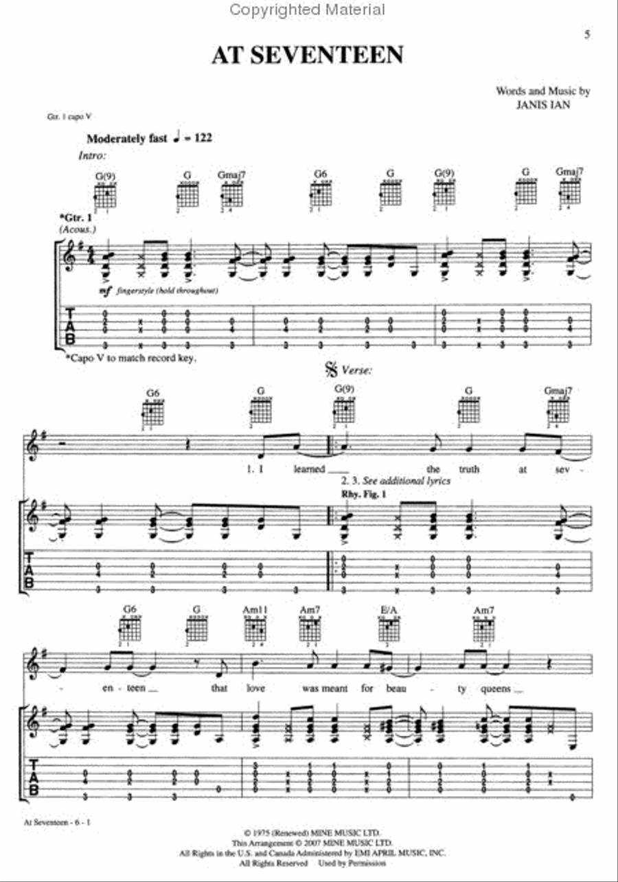 Guitar Songbook Electric Guitar scores gallery preview page 2