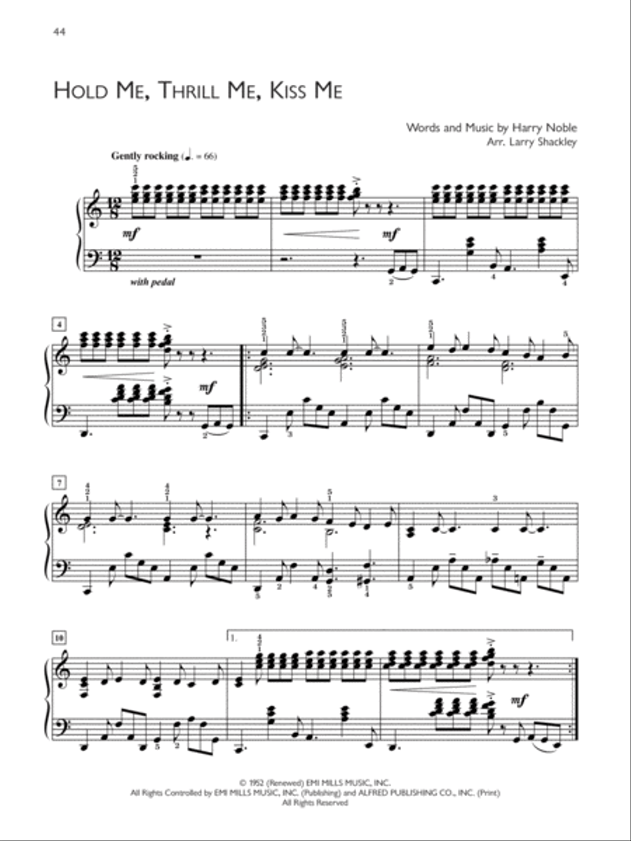 Popular Performer 1950s Popular Performer 1950s Piano Solo scores gallery preview page 6
