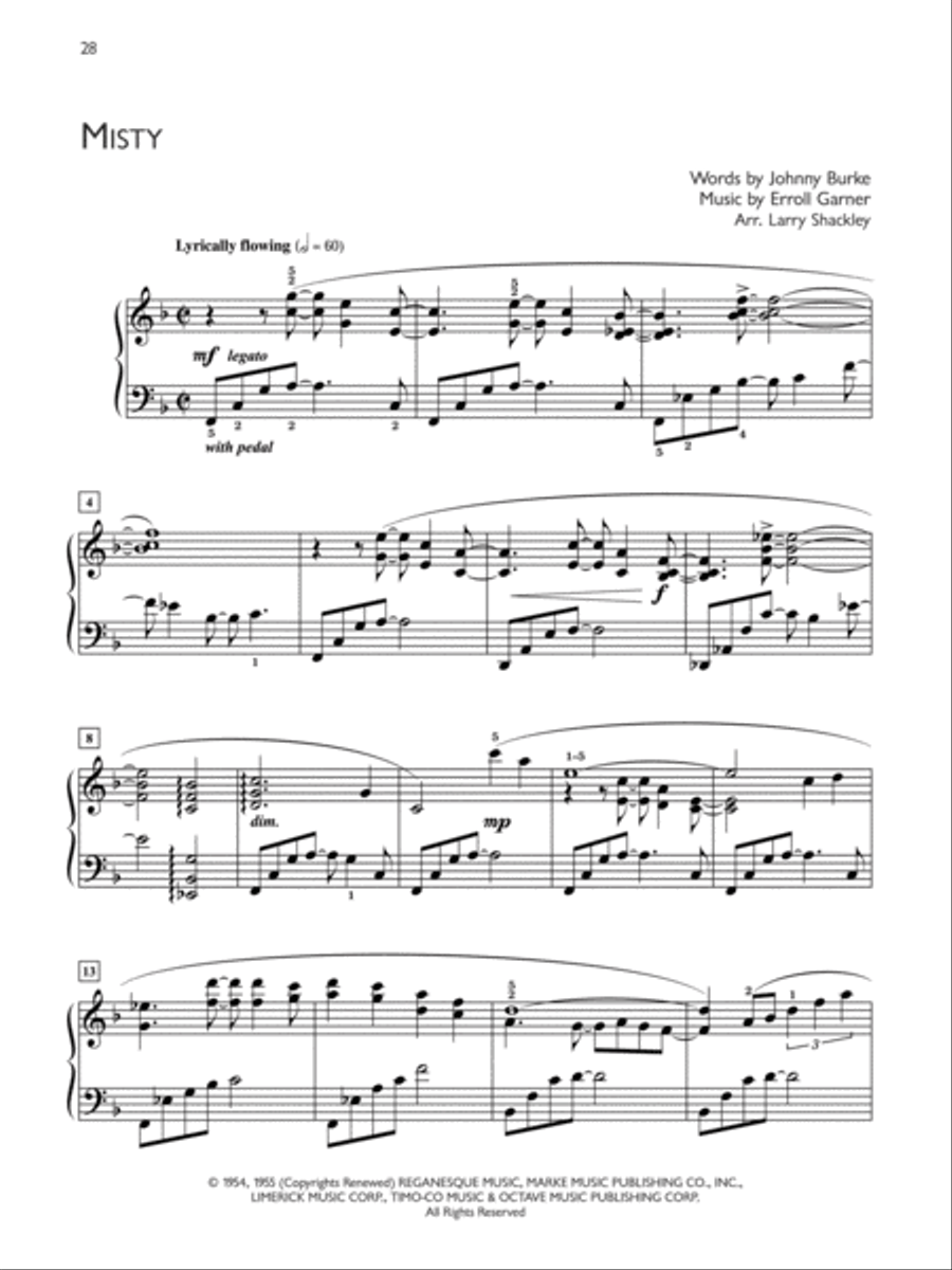 Popular Performer 1950s Popular Performer 1950s Piano Solo scores gallery preview page 8