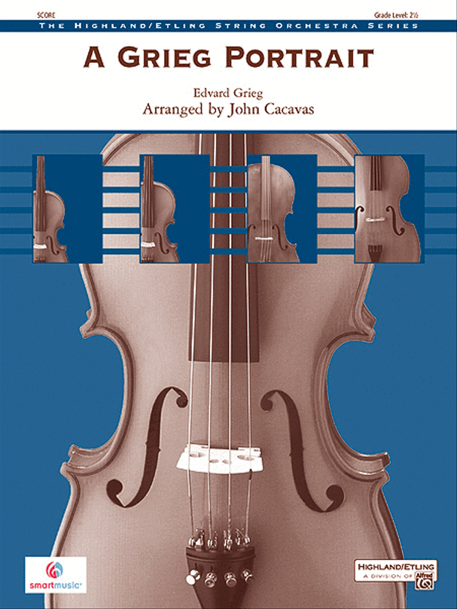 A Grieg Portrait A Grieg Portrait String Orchestra scores gallery preview page 1