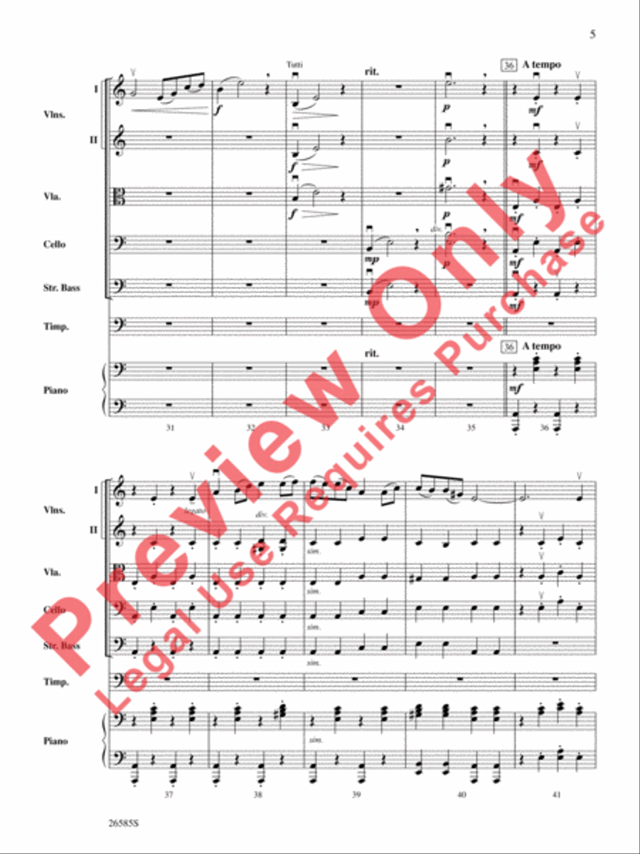 A Grieg Portrait A Grieg Portrait String Orchestra scores gallery preview page 6