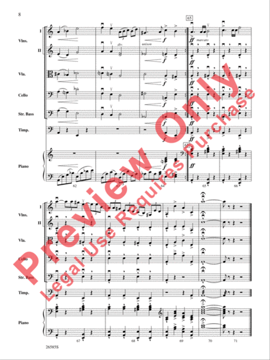 A Grieg Portrait A Grieg Portrait String Orchestra scores gallery preview page 9