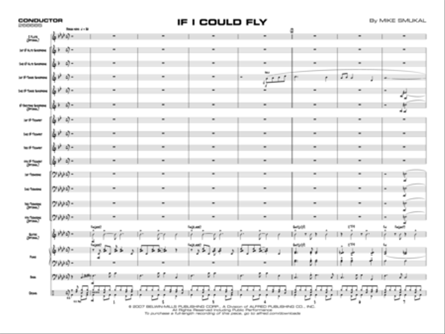 If I Could Fly Jazz Ensemble scores gallery preview page 4