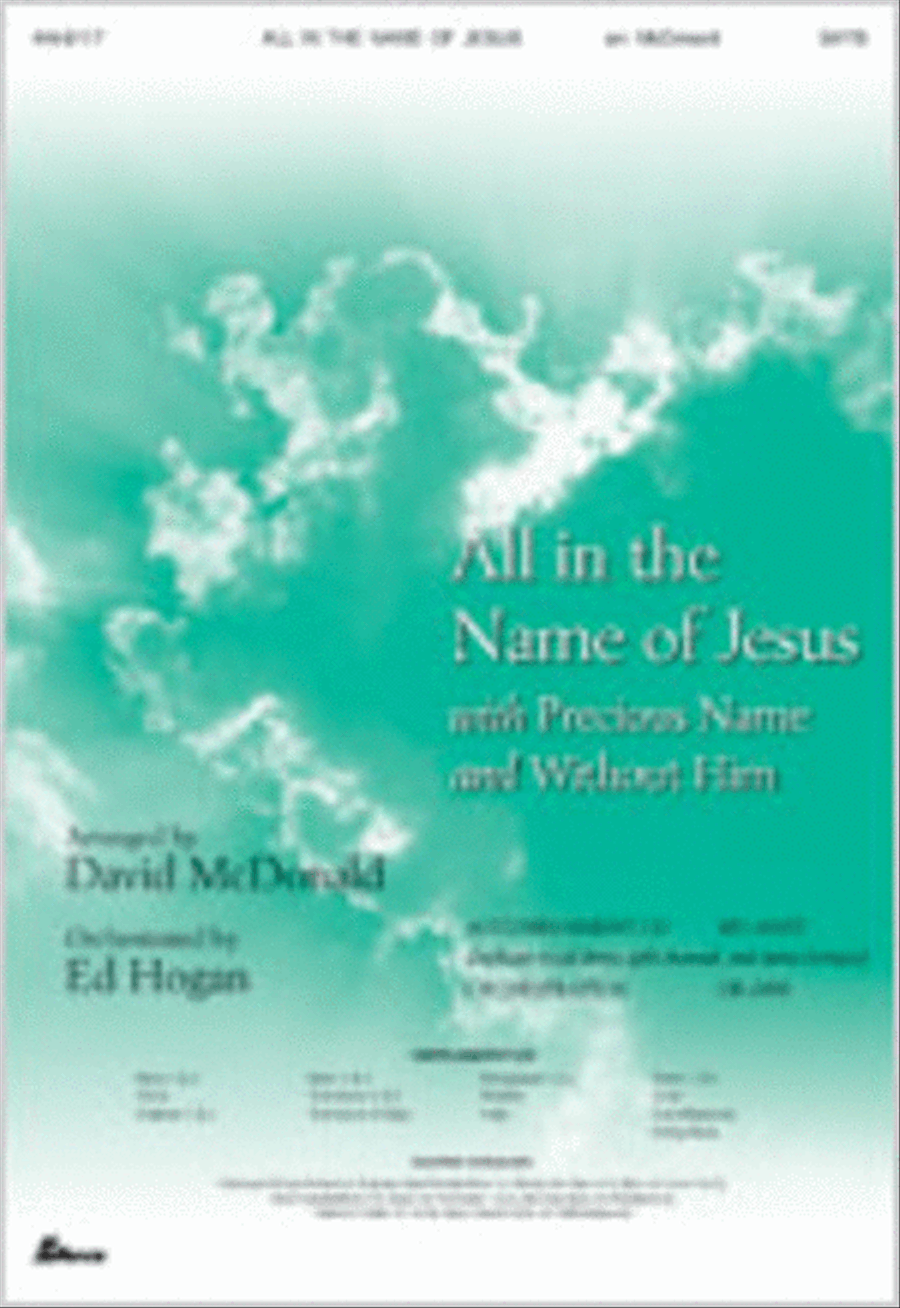 All in the Name of Jesus with Precious Name and Without Him (Anthem) 4-Part scores gallery preview page 1