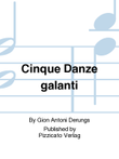 Cinque Danze galanti