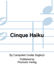 Cinque Haiku