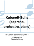 Kabarett-Suite (soprano, orchestra, piano)