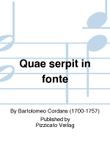 Quae serpit in fonte