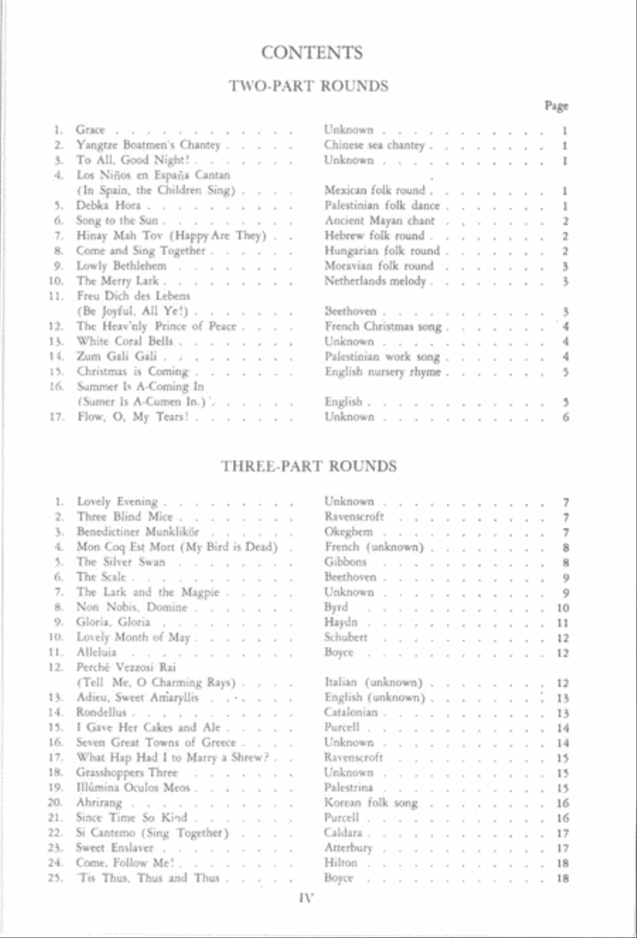 Rounds for Everyone Rounds for Everyone Choir scores gallery preview page 2