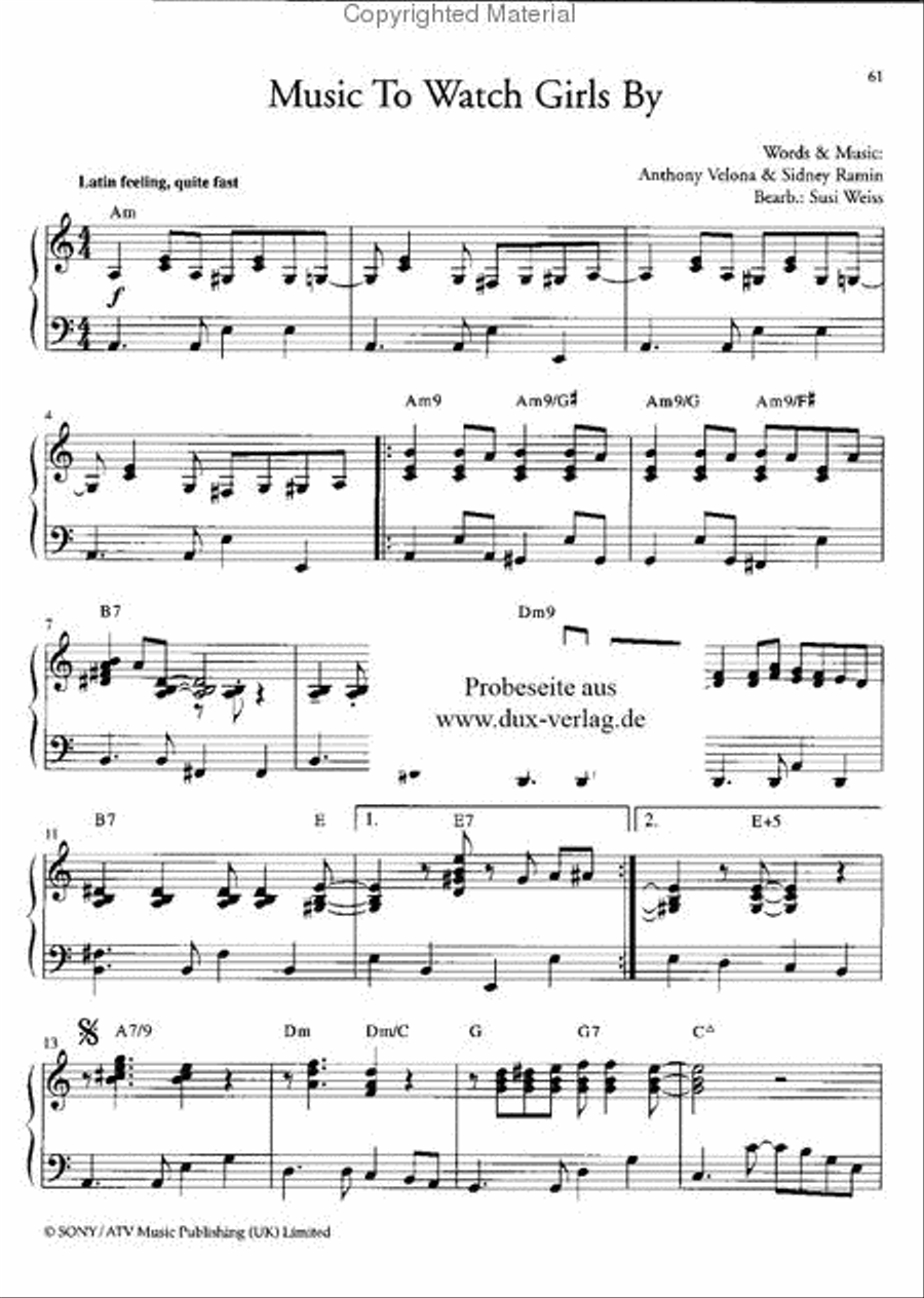Susi's Bar Piano 1 Piano Solo scores gallery preview page 2