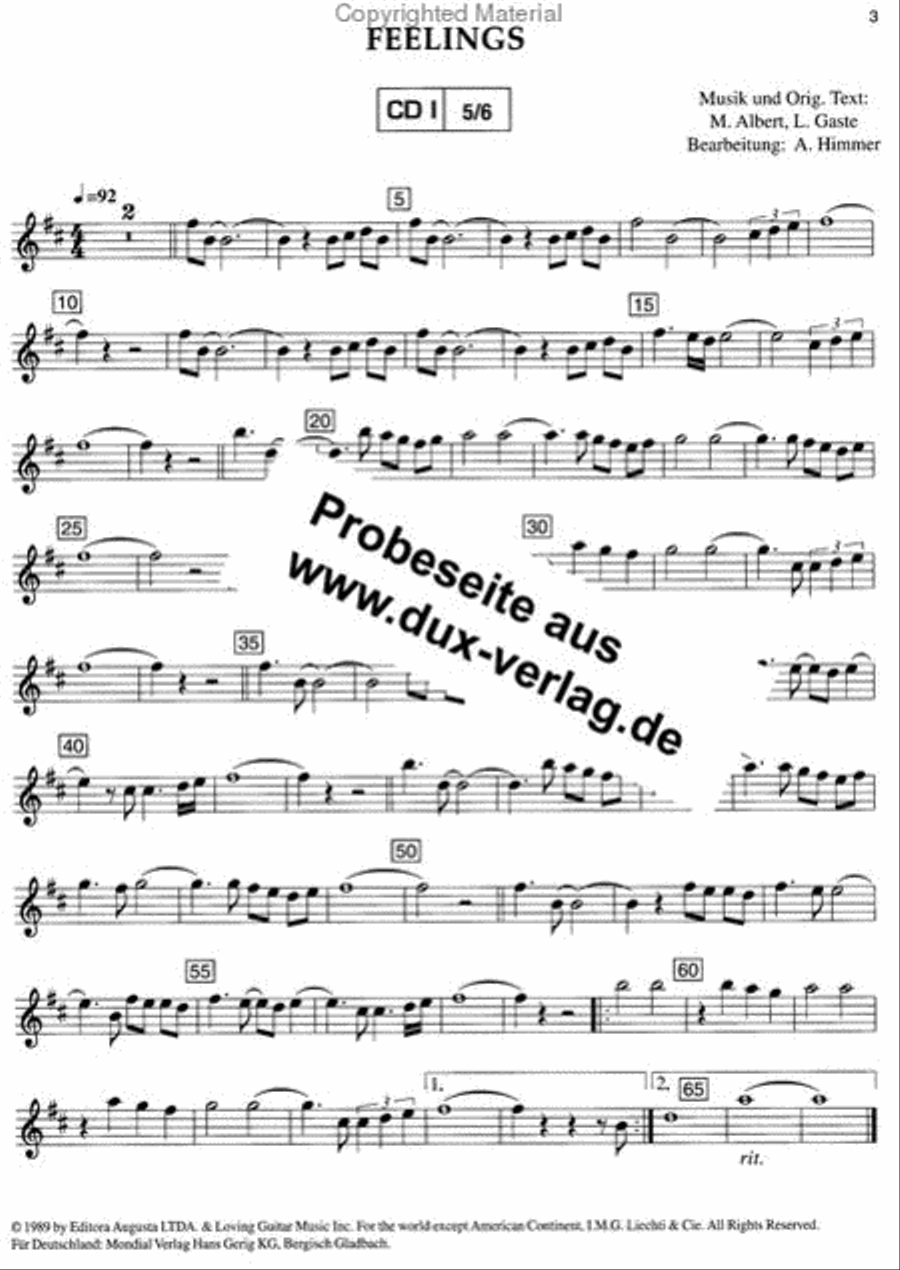 Popular Collection 5 Alto Saxophone scores gallery preview page 2