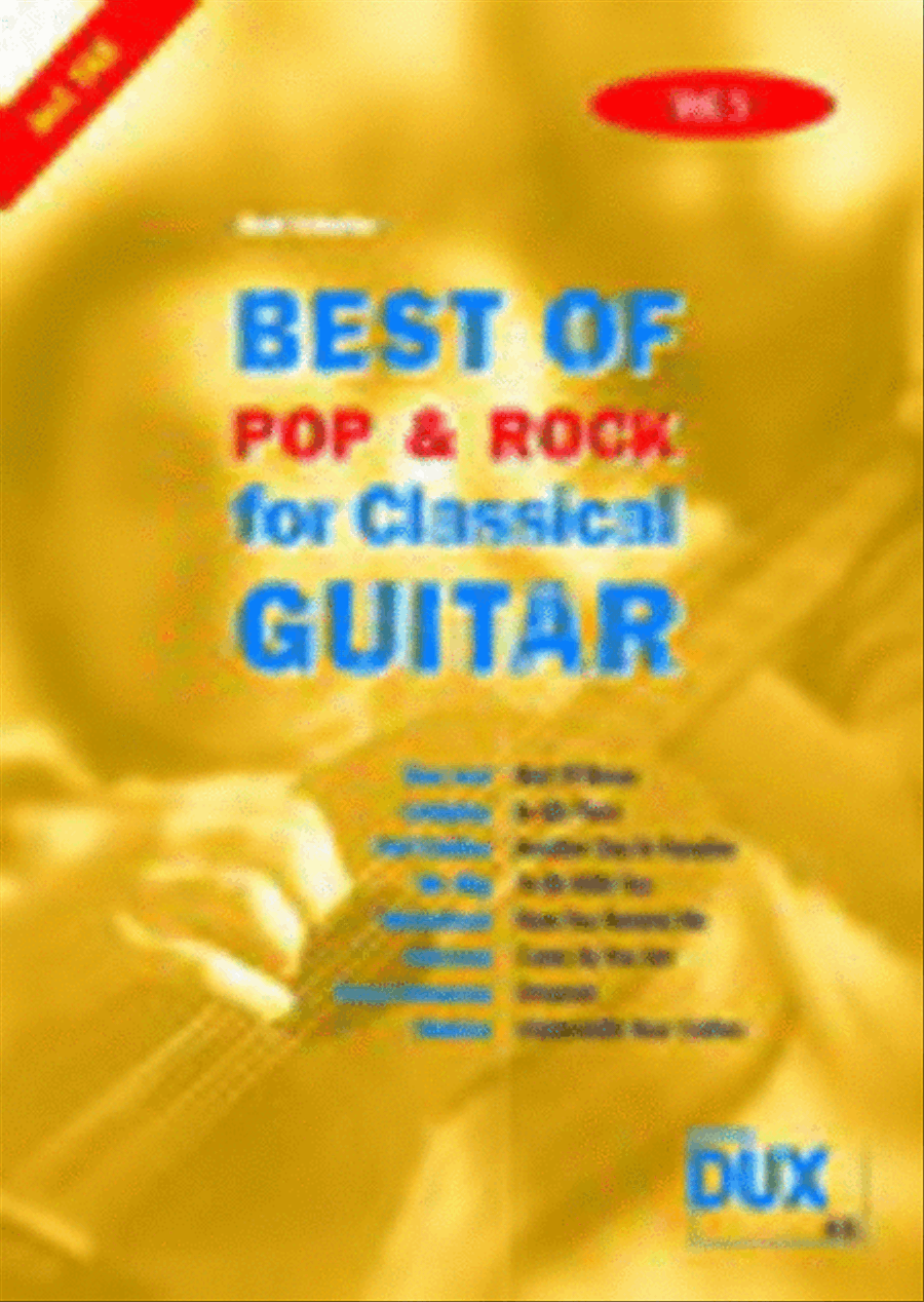 Best Of Pop & Rock for Classical Guitar 5 Acoustic Guitar scores gallery preview page 1