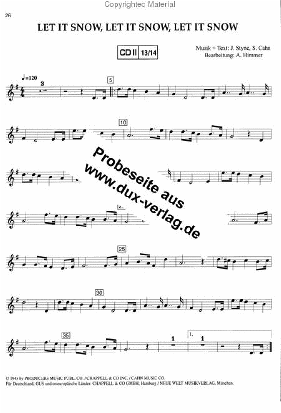 Popular Collection Christmas Clarinet Solo scores gallery preview page 2