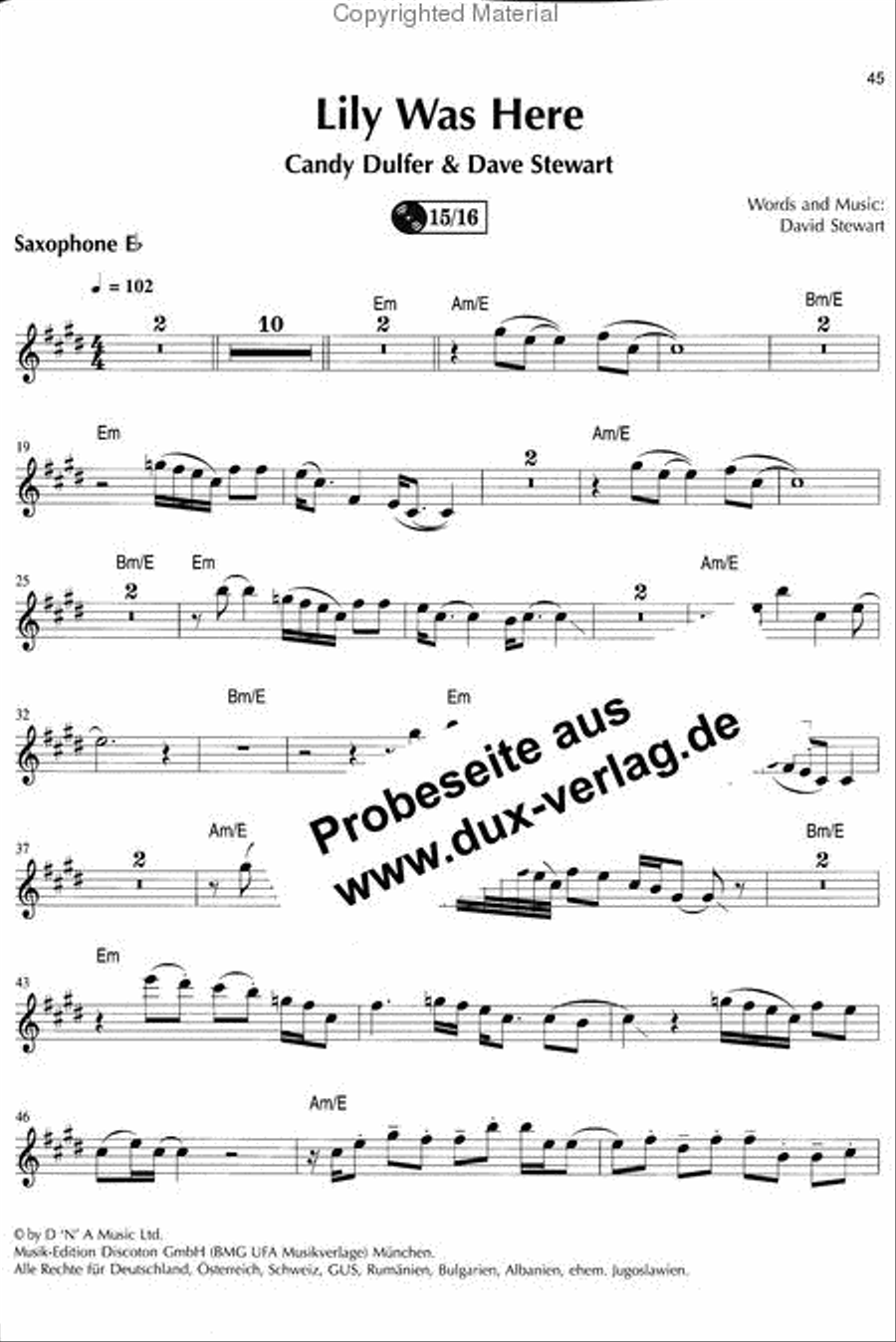 Sax Plus! - Volume 3 Saxophone scores gallery preview page 2