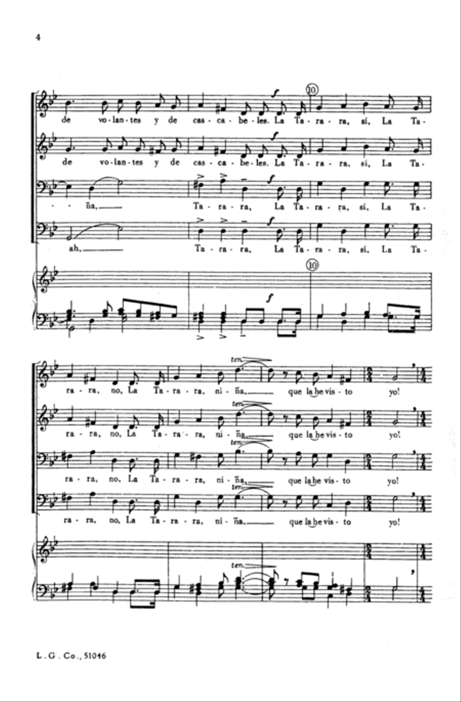 La Tarara Choir scores gallery preview page 3