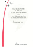 Les sept Psaumes de David Vol. 3 Psalm XXXVII: Domine, ne in furore (S1, S2)
