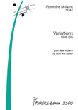 Variations pour flute et piano