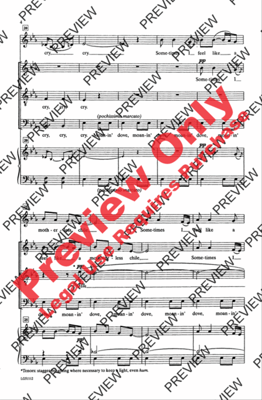 Sometimes I Feel Sometimes I Feel Choir scores gallery preview page 4