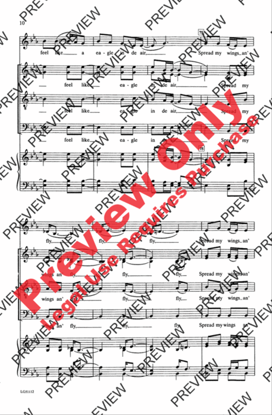 Sometimes I Feel Sometimes I Feel Choir scores gallery preview page 10