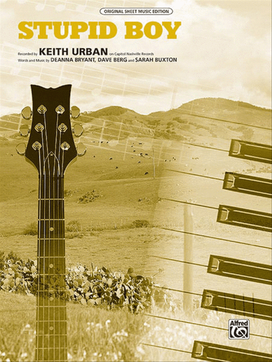 Stupid Boy Piano, Vocal, Guitar scores gallery preview page 1