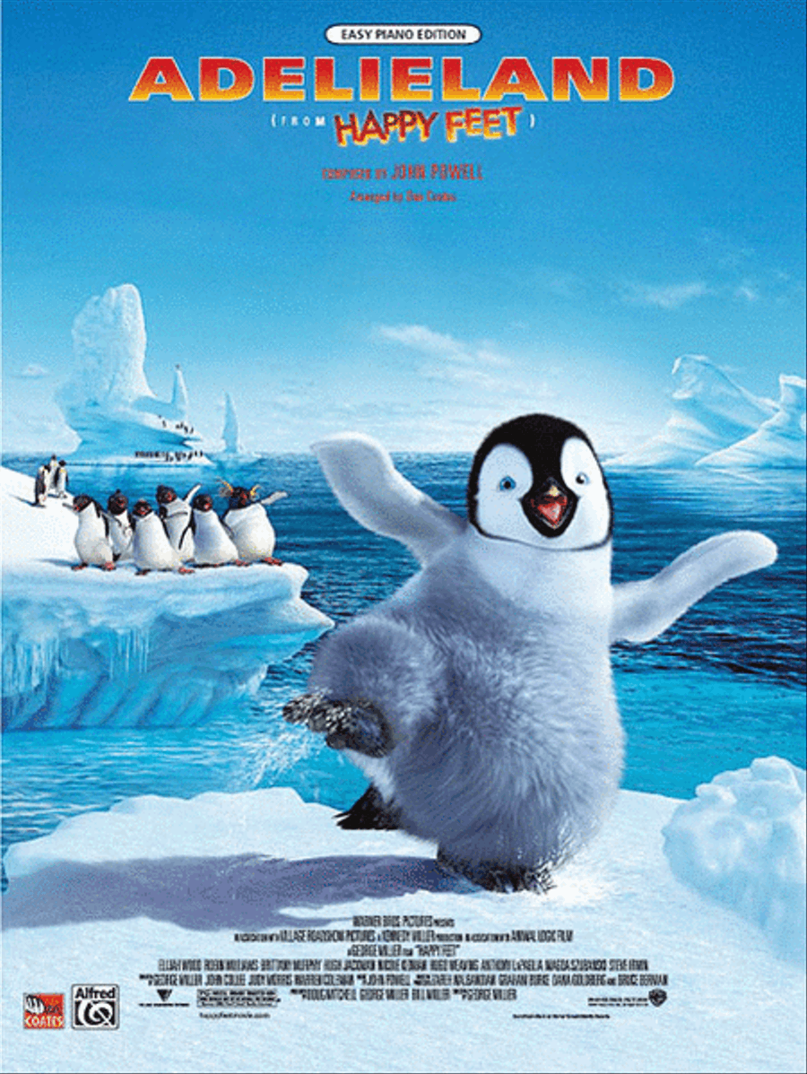 Adelieland (from Happy Feet) Easy Piano scores gallery preview page 1