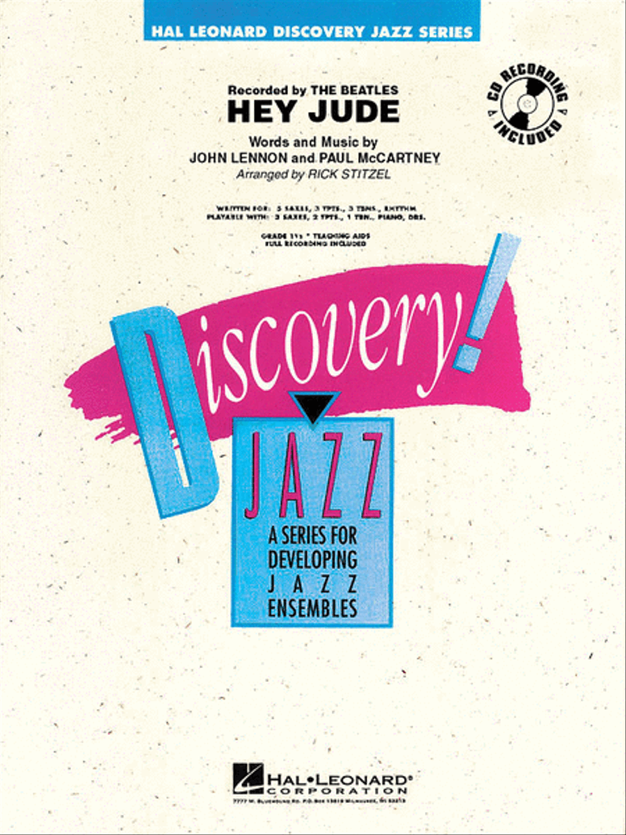 Hey Jude Jazz Ensemble scores gallery preview page 1