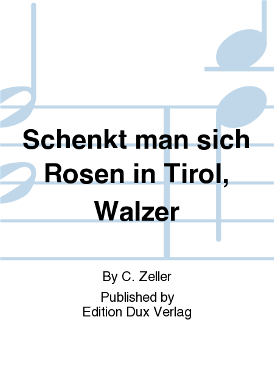 Schenkt man sich Rosen in Tirol, Walzer Accordion scores gallery preview page 1