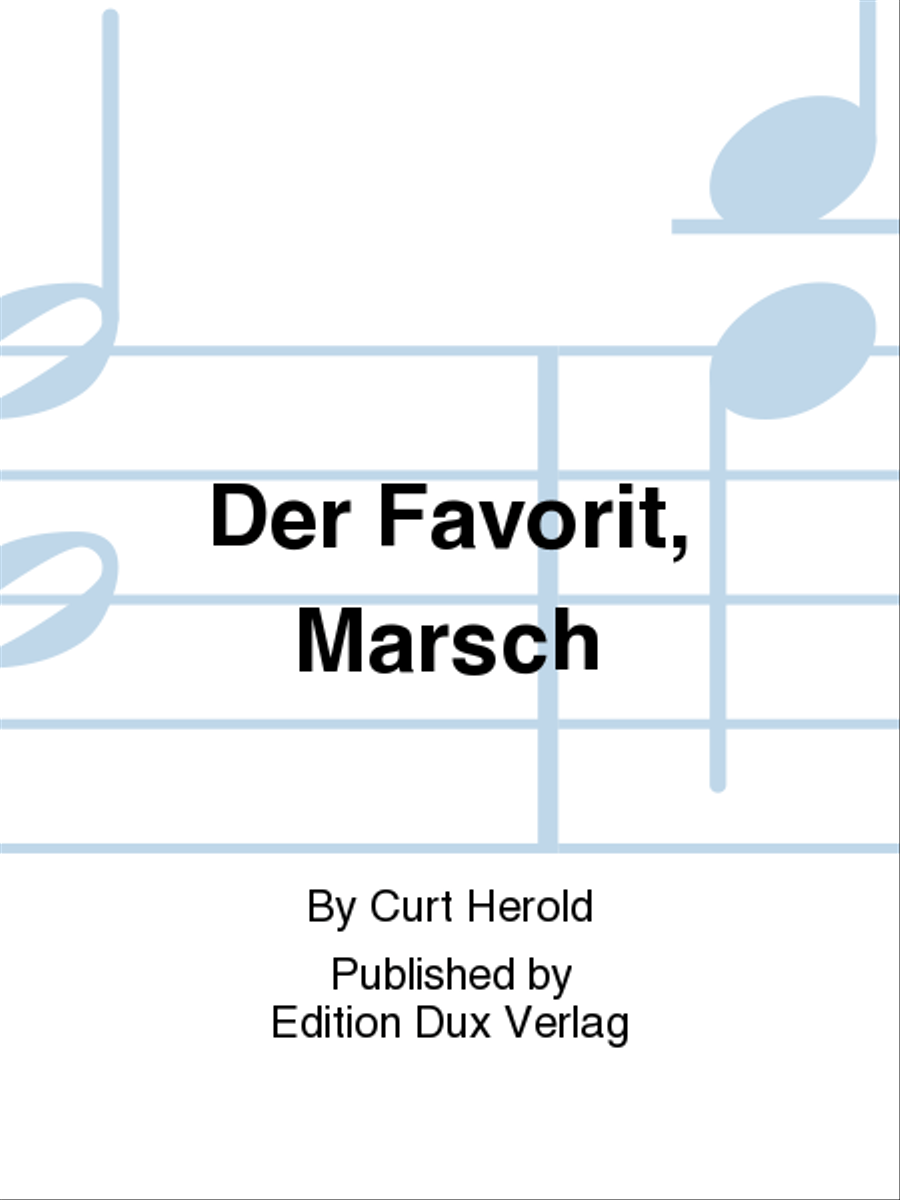Der Favorit, Marsch Diatonic Accordion scores gallery preview page 1