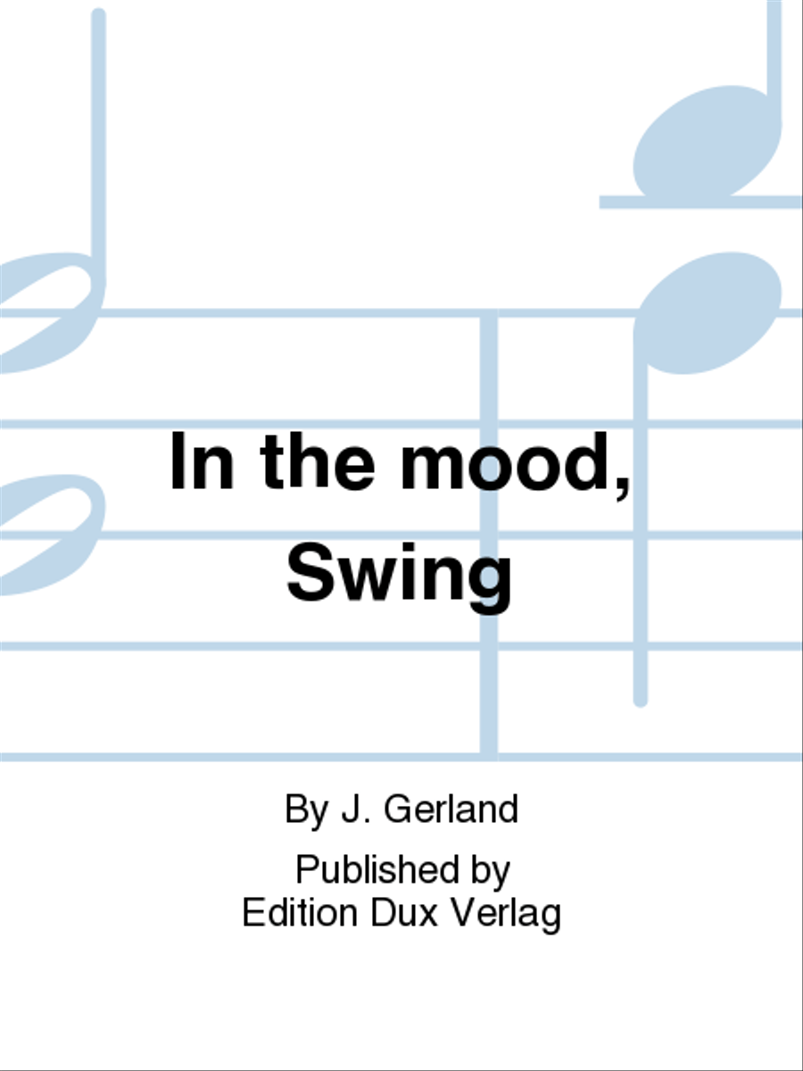 In the mood, Swing Diatonic Accordion scores gallery preview page 1