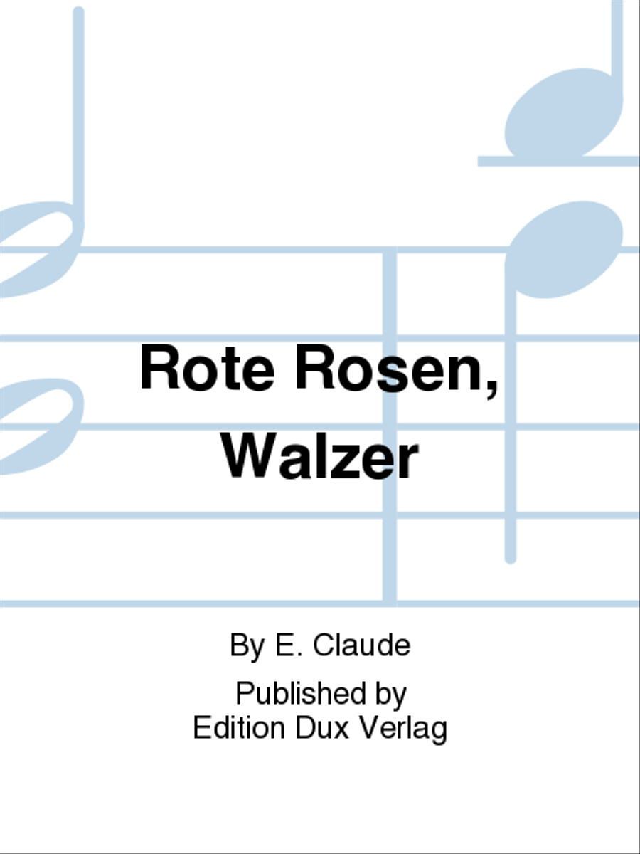 Rote Rosen, Walzer Diatonic Accordion scores gallery preview page 1