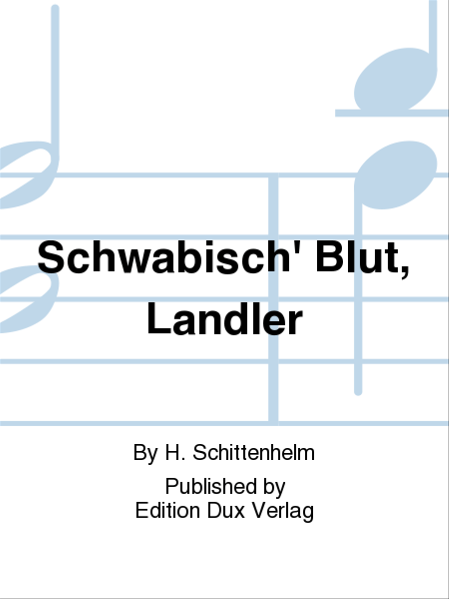 Schwabisch' Blut, Landler Diatonic Accordion scores gallery preview page 1