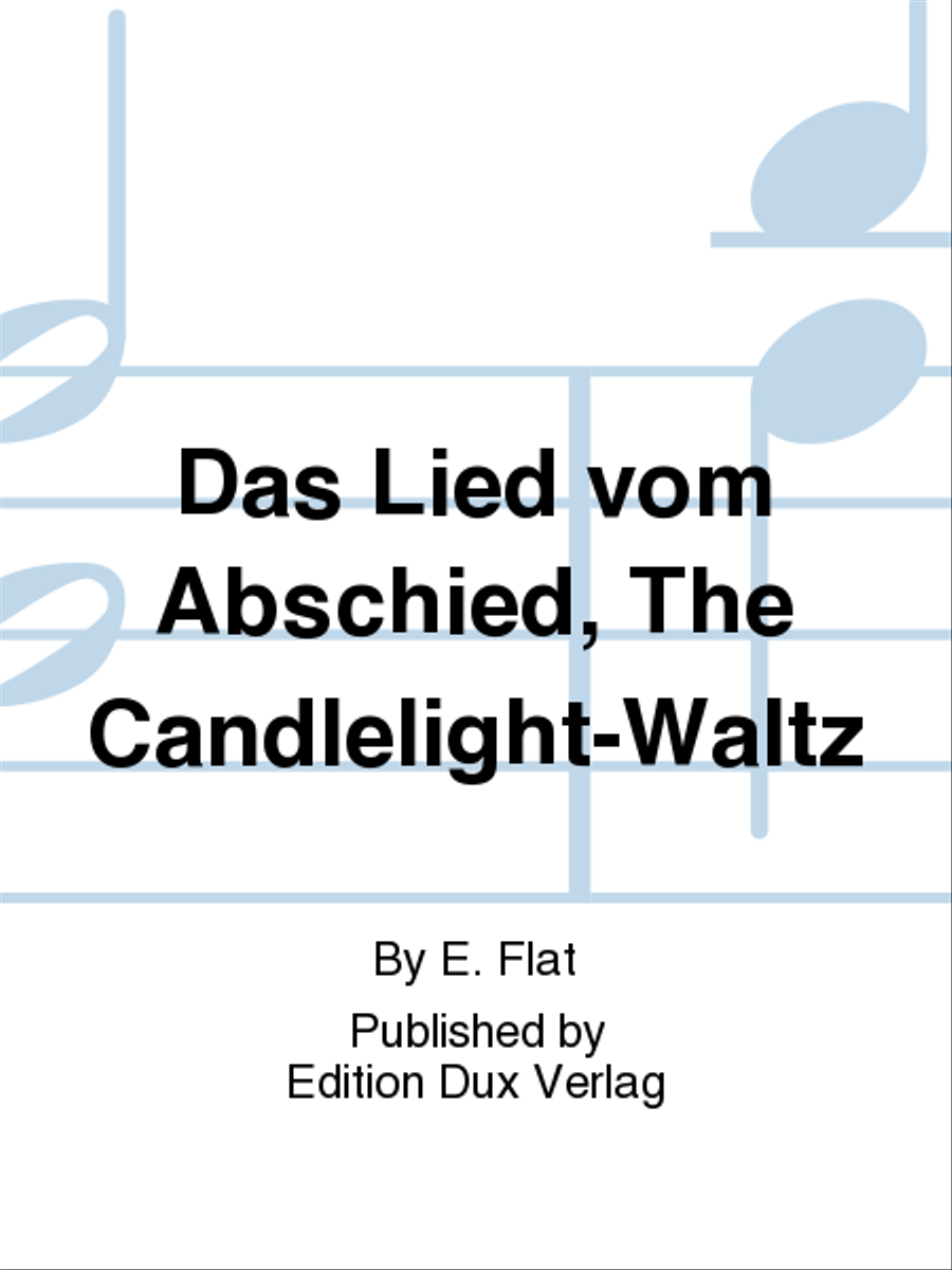 Das Lied vom Abschied, The Candlelight-Waltz Diatonic Accordion scores gallery preview page 1
