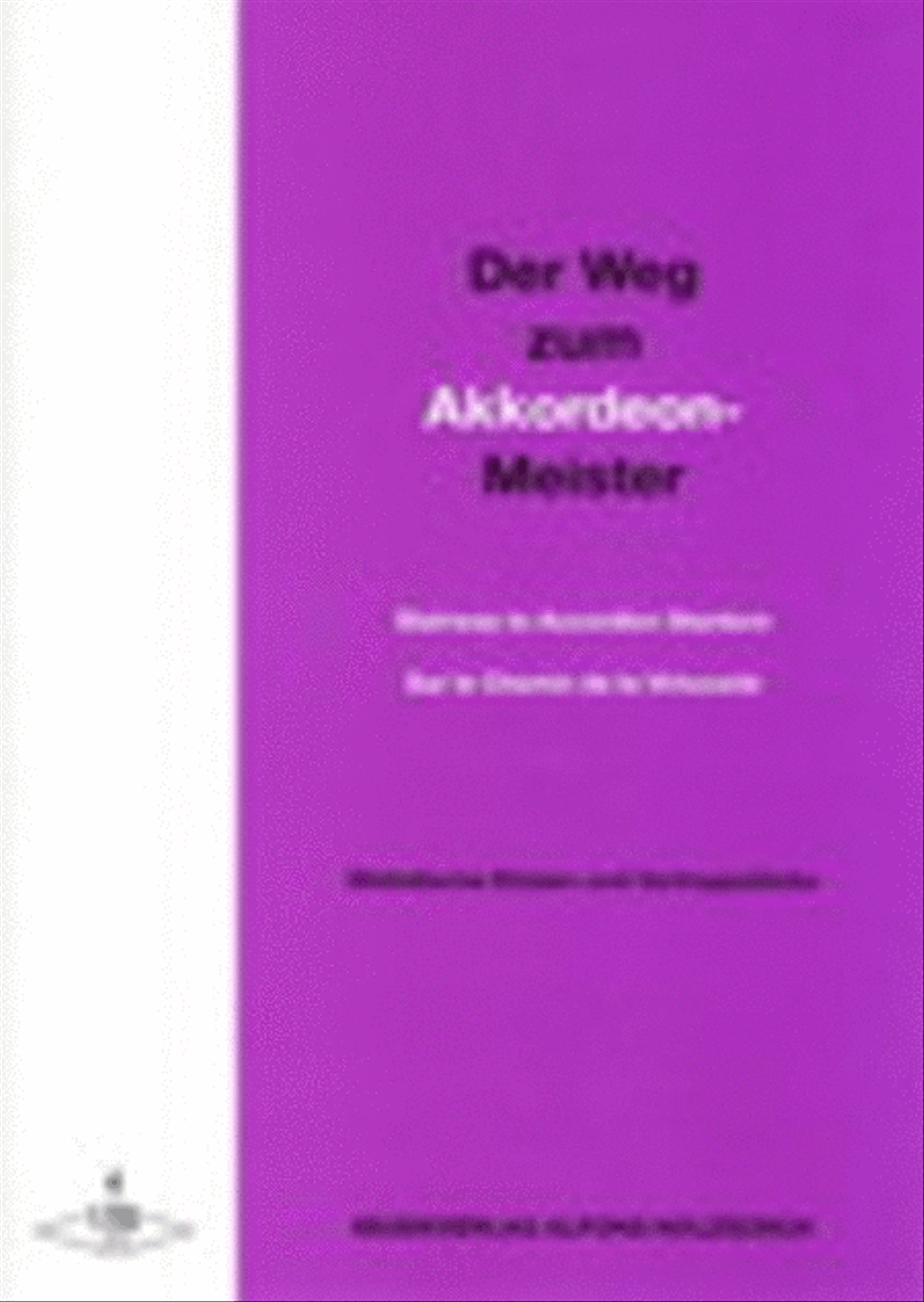 Der Weg zum Akkordeonmeister 4 Accordion scores gallery preview page 1