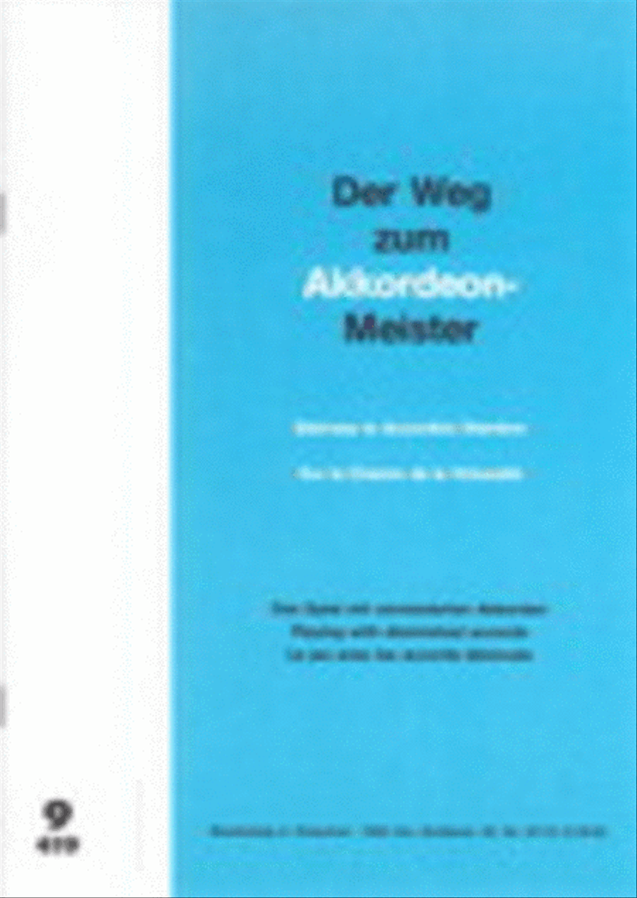 Der Weg zum Akkordeonmeister 9 Accordion scores gallery preview page 1
